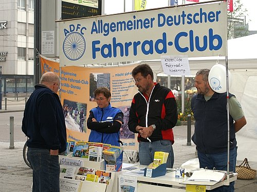 Beratung am ADFC Infostand