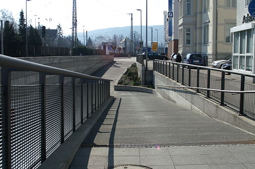Breite Zufahrten zur Stadtmitte