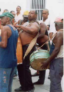 Probe fr den Carneval von Trinidad